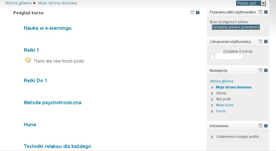 Logowanie do kursu online